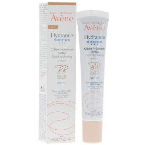 Avene Hydrance BB-Rich SPF30 40ml Ενυδατική με χρώμα για ευαίσθητο, αφυδατωμένο πρόσωπο Avene Hydrance BB-Rich SPF30 40ml Ενυδατική με χρώμα για ευαίσθητο, αφυδατωμένο πρόσωπο