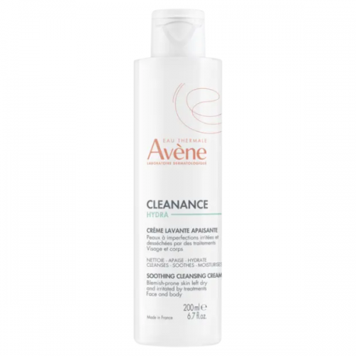 Avene Cleanance Hydra Soothing Cleansing Cream Καταπραϋντική Κρέμα Καθαρισμού για το Δέρμα 200ml Avene Cleanance Hydra Soothing Cleansing Cream Καταπραϋντική Κρέμα Καθαρισμού για το Δέρμα 200ml