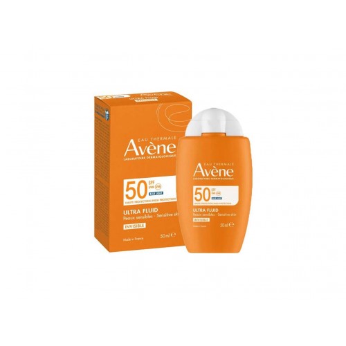 Avene Soins Solaires Ultra Fluide Invisible SPF50+ Χωρίς Άρωμα για το Κανονικό, Μικτό & Λιπαρό Δέρμα  50ml