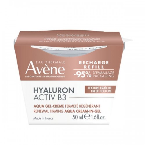 Avene Hyaluron Activ B3 Aqua Gel Cream Κρέμα Κυτταρικής Ανάπλασης Ανταλλακτικό  50ml