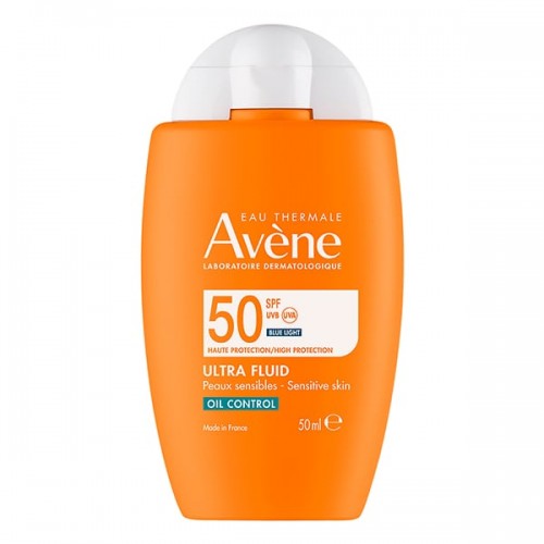 Avene Ultra Fluid Oil Control Αντηλιακό Προσώπου με Ματ Αποτέλεσμα SPF50 50ml