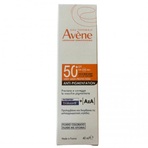 Avene Eau Thermale Fluide Anti-Pigmentation SPF50+ Αντηλιακή Κρέμα Προσώπου με Χρώμα 40ml
