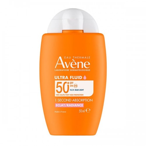 Avene Eau Thermale Ultra Fluid Eclat/Radiance Αντιηλιακό Προσώπου SPF50+ 50ml