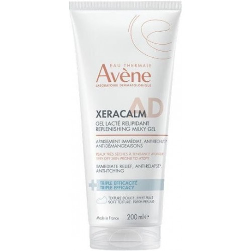 Avene Eau Thermale Xeracalm AD Milky Gel Αναπλήρωσης Λιπιδίων 200ml