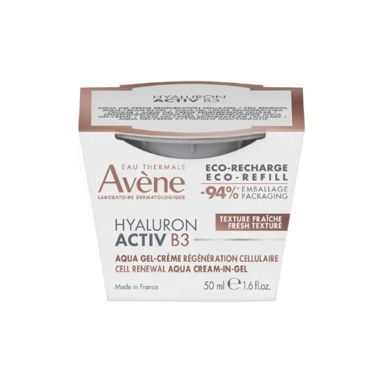 Avene Hyaluron Activ B3 Renewal Aqua Creme Eco-Refill Κρέμα Κυτταρικής Ανανέωσης  - Ανταλλακτικό 50ml