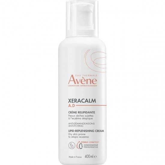 Avene XeraCalm AD Crème Relipidante 400ml. Καταπραΰνει την Αίσθηση Κνησμού