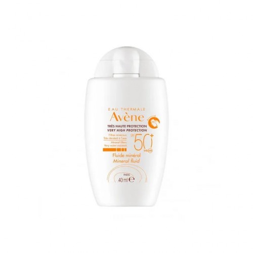 Avene Fluide Mineral SPF50+ Αντηλιακό Προσώπου για το Ευαίσθητο Mη Ανεκτικό Δέρμα 40ml