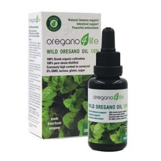 Oregano 4 life Wild Oregano Oil Αιθέριο Έλαιο Ρίγανης 10% σε Οργανικό Ελαιόλαδο 30ml