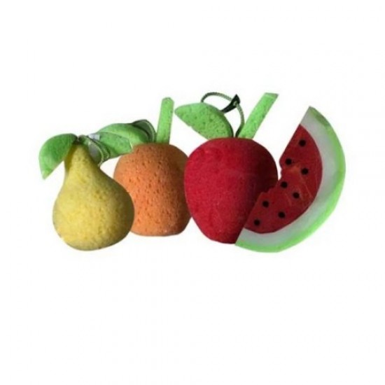 Martini Massage the Bath Fruit, Σφουγγάρι με Σχέδιο Πορτοκάλι 1 Τεμάχιο