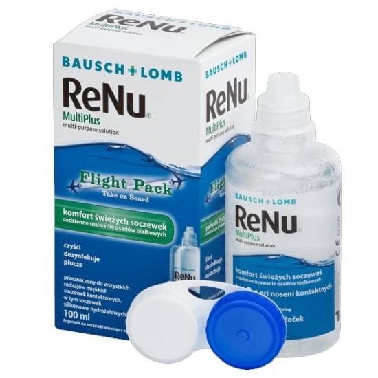 Bausch & Lomb ReNu Multiplus Flight Pack Διάλυμα Καθαρισμού Φακών Επαφής Πολλαπλών Χρήσεων & Θήκη Φακών 100ml Bausch & Lomb ReNu Multiplus Flight Pack Διάλυμα Καθαρισμού Φακών Επαφής Πολλαπλών Χρήσεων & Θήκη Φακών 100ml