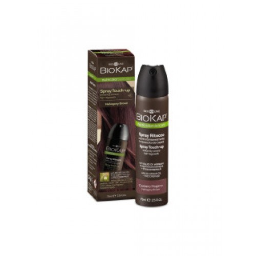 Biokap - Delicato Spray Touch up, Mahogany Chestnut 2.5 oz Καλύπτει Τέλεια και Άμεσα τις Ανεπιθύμητες Γκρίζες Ρίζες Biokap - Delicato Spray Touch up, Mahogany Chestnut 2.5 oz Καλύπτει Τέλεια και Άμεσα τις Ανεπιθύμητες Γκρίζες Ρίζες