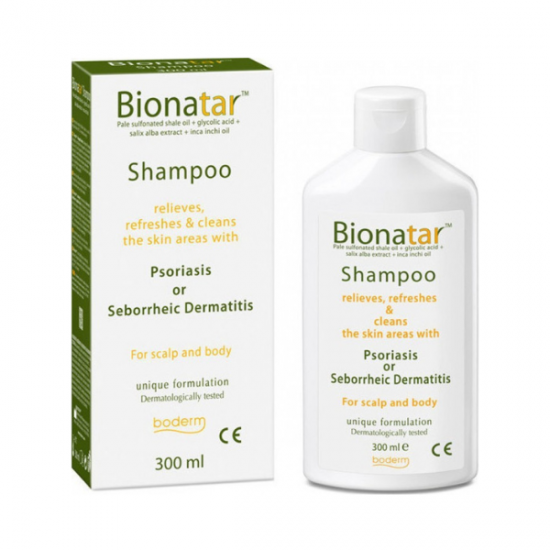 Boderm Bionatar Shampoo Σαμπουάν Κατά της Ψωρίασης & Σμηγματορροϊκής Δερματίτδας 300ml 