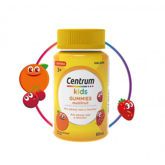 Centrum Kids Gummies με Διάφορα Φρούτα 60 μασώμενα ζελεδάκια