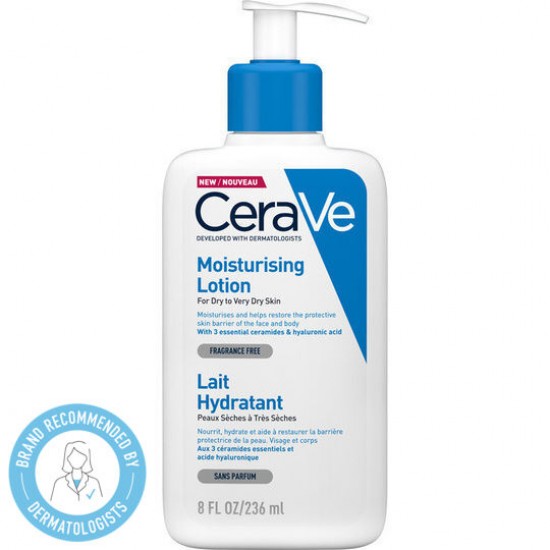 CeraVe Moisturising Lotion, Ενυδατικό Γαλάκτωμα για Πρόσωπο και Σώμα 236ml