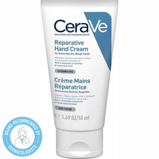 Cerave Repairing Hand Cream, Επανορθωτική Κρέμα Χεριών 50ml
