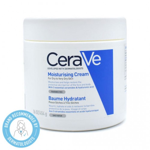 CeraVe Moisturising Cream, Ενυδατική Κρέμα για Ξηρό έως Πολύ Ξηρό Δέρμα 454g CeraVe Moisturising Cream, Ενυδατική Κρέμα για Ξηρό έως Πολύ Ξηρό Δέρμα 454g