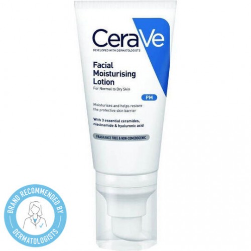 CeraVe Facial Moisturising Lotion, Ενυδατική Κρέμα Προσώπου Για Κανονικό έως Ξηρό Δέρμα 52ml CeraVe Facial Moisturising Lotion, Ενυδατική Κρέμα Προσώπου Για Κανονικό έως Ξηρό Δέρμα 52ml
