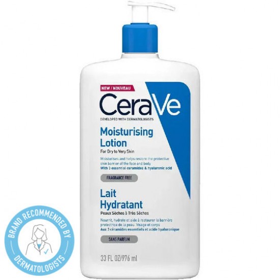 CeraVe Moisturizing Lotion για Πρόσωπο/Σώμα, Ξηρό/Πολύ Ξηρό Δέρμα 1Lt CeraVe Moisturizing Lotion για Πρόσωπο/Σώμα, Ξηρό/Πολύ Ξηρό Δέρμα 1Lt