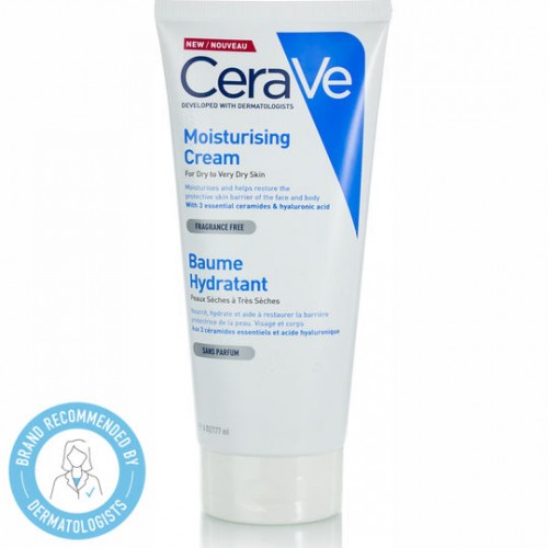 CeraVe Moisturising Cream, Ενυδατικό Βάλσαμο για Ξηρές-Πολύ Ξηρές Επιδερμίδες 177ml CeraVe Moisturising Cream, Ενυδατικό Βάλσαμο για Ξηρές-Πολύ Ξηρές Επιδερμίδες 177ml