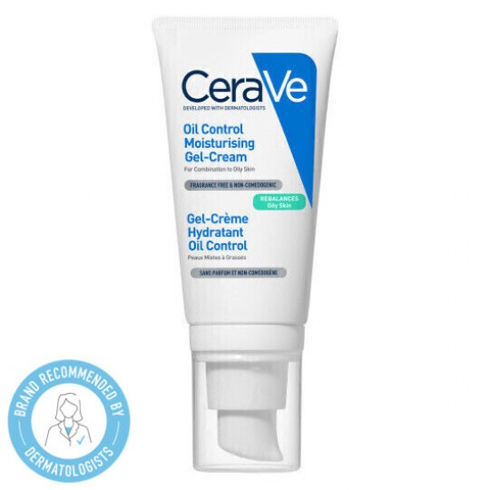 CeraVe Oil Control Moisturising Gel-Cream Ενυδατική Κρέμα για Λιπαρό Δέρμα 52ml CeraVe Oil Control Moisturising Gel-Cream Ενυδατική Κρέμα για Λιπαρό Δέρμα 52ml