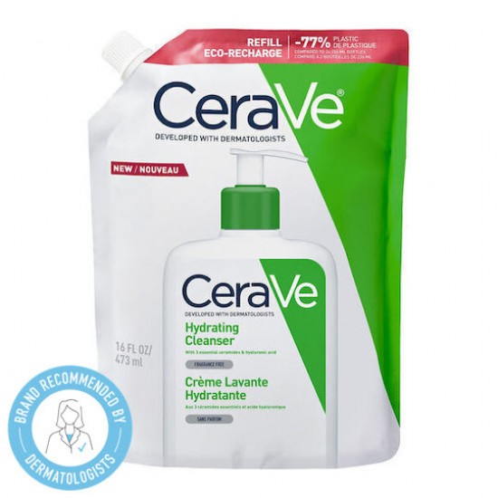 CeraVe Hydrating Cleanser, Κρέμα Καθαρισμού για Κανονικό/Ξηρό Δέρμα 1Lt CeraVe Hydrating Cleanser, Κρέμα Καθαρισμού για Κανονικό/Ξηρό Δέρμα 1Lt
