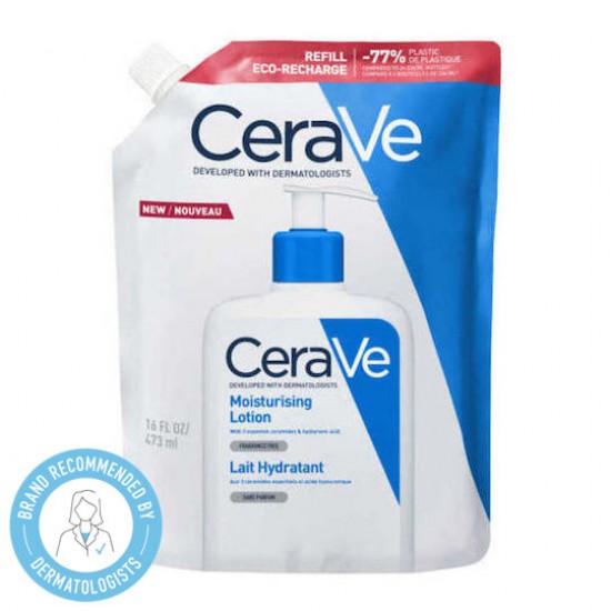 CeraVe Moisturising Lotion Refill, Ενυδατικό Γαλάκτωμα Προσώπου & Σώματος για Ξηρές Επιδερμίδες 473ml CeraVe Moisturising Lotion Refill, Ενυδατικό Γαλάκτωμα Προσώπου & Σώματος για Ξηρές Επιδερμίδες 473ml