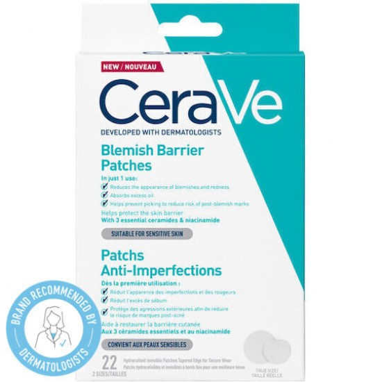 CeraVe Blemish Barrier Patches Αυτοκόλλητα Επιθέματα Κατά των Ατελειών 22τεμ