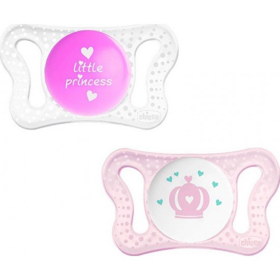 Chicco PhysioForma Micro 0-2m Πιπίλες Σιλικόνης, Χρώμα Διάφανο & Ροζ 2 Τεμάχια Chicco PhysioForma Micro 0-2m Πιπίλες Σιλικόνης, Χρώμα Διάφανο & Ροζ 2 Τεμάχια