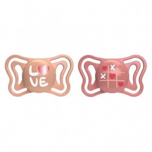 Chicco PhysioForma Light 16-36m Πιπίλες Σιλικόνης, Χρώμα Ροζ 2 Τεμάχια