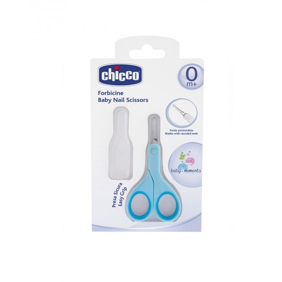 Chicco Ψαλιδάκι Ασφαλείας με Θήκη Σιέλ