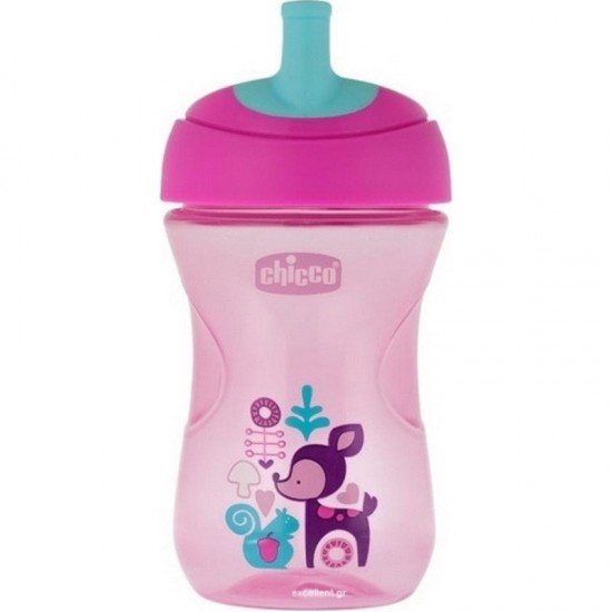 Chicco Advanced Cup 12m+ Χρώμα Ροζ 266ml 