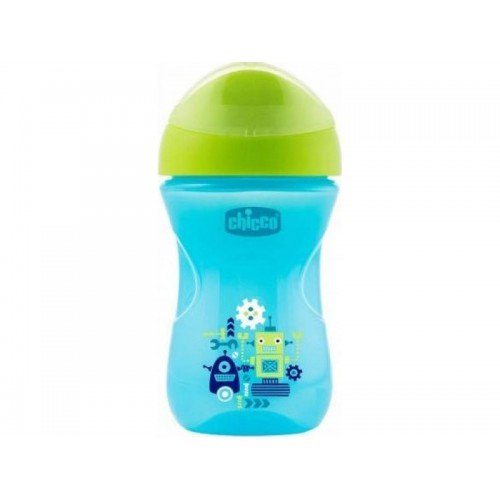 Chicco Easy Cup 12m+ Κύπελλο με Μαλακό Στόμιο, Χρώμα Μπλε 266ml