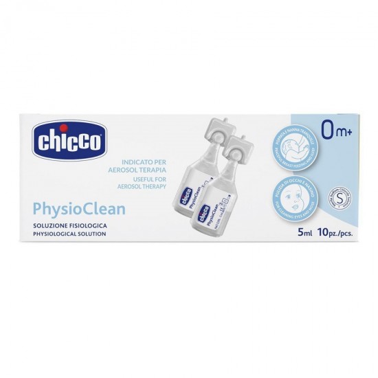 Chicco Physioclean Αμπούλες Φυσιολογικού Ορού 5ml 10 Τεμάχια