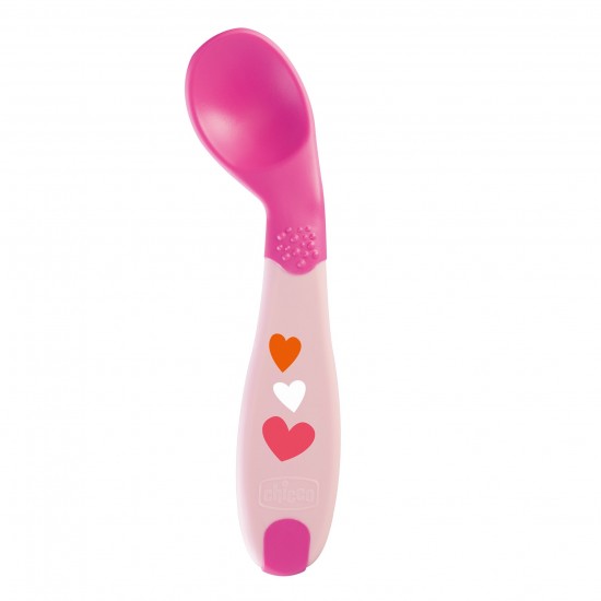 Chicco Baby's First Spoon 8m+ Κουταλάκι Ροζ, 1 Τεμάχιο Chicco Baby's First Spoon 8m+ Κουταλάκι Ροζ, 1 Τεμάχιο