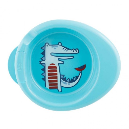 Chicco Warmy Plate 6m+, Πιάτο Θερμός Χρώμα Μπλε 1 Τεμάχιο Chicco Warmy Plate 6m+, Πιάτο Θερμός Χρώμα Μπλε 1 Τεμάχιο