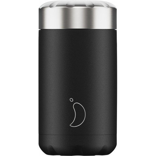 Chilly's Monochrome Food Pot Black Δοχείο Φαγητού Από Ανοξείδωτο Ατσάλι 500ml Chilly's Monochrome Food Pot Black Δοχείο Φαγητού Από Ανοξείδωτο Ατσάλι 500ml