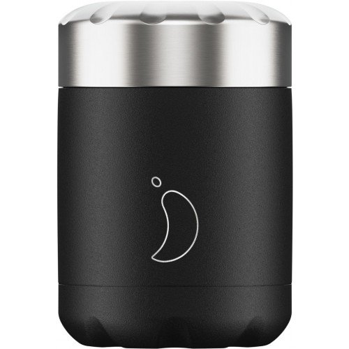 Chilly's Food Pot 300ml Monochrome Edition Black Chilly's Food Pot 300ml Monochrome Edition Black