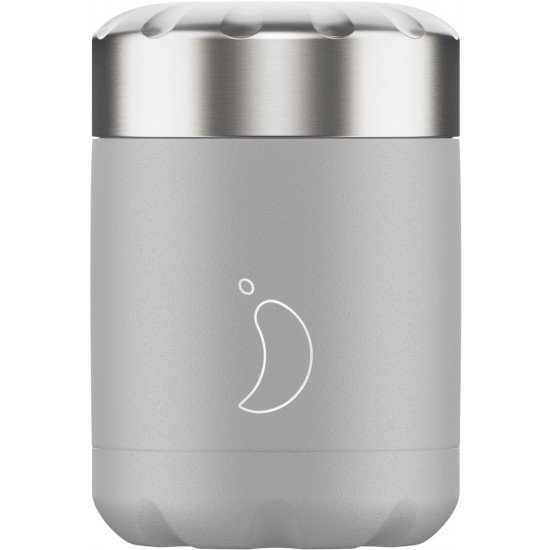 Chilly's Food Pot 300ml Monochrome Edition Light Grey
