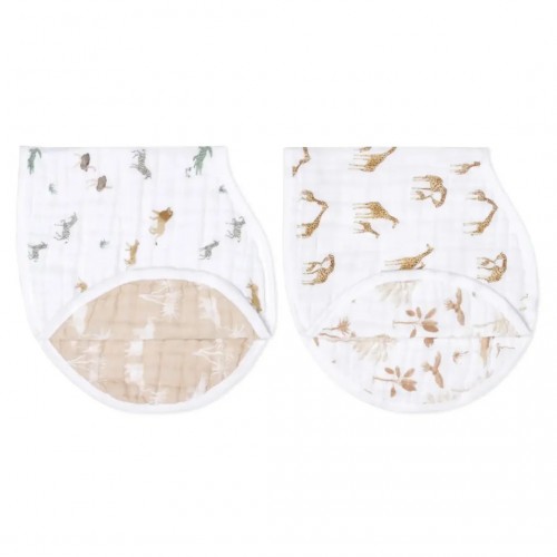 Aden + Anais Σαλιάρες Burpy Bibs Safari Dreams 2 τεμ 
