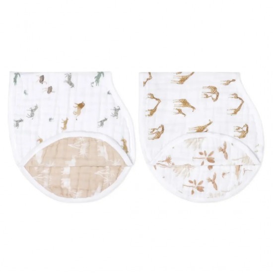 Aden + Anais Σαλιάρες Burpy Bibs Safari Dreams 2 τεμ 