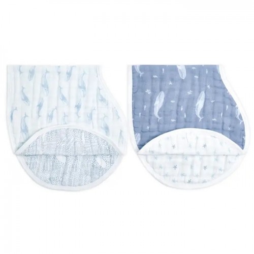 Aden + Anais Σαλιάρες Burpy Bibs Oceanic 2 τεμ Aden + Anais Σαλιάρες Burpy Bibs Oceanic 2 τεμ