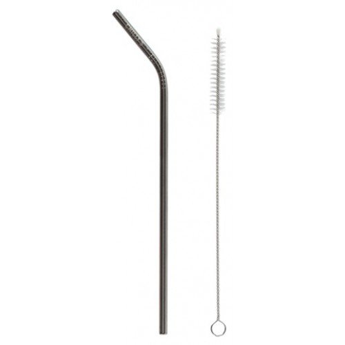 Chilly's 3 Reusable Stainless Steel Straws, Ανοξείδωτα Καλαμάκια x3 & Βουρτσάκι Καθαρισμού