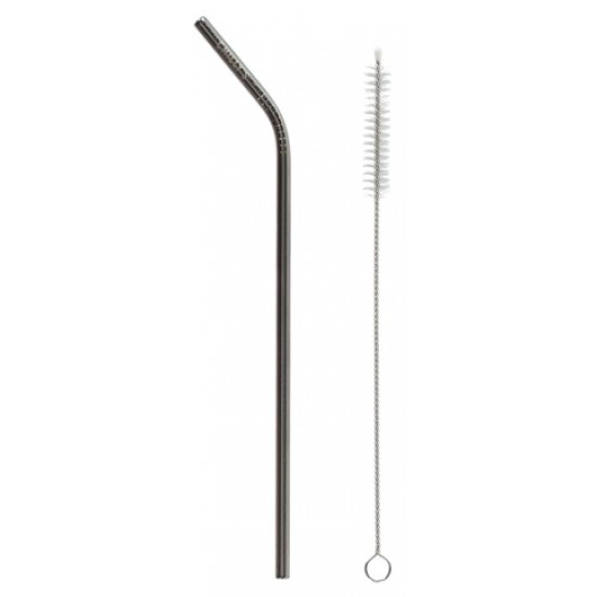 Chilly's 3 Reusable Stainless Steel Straws, Ανοξείδωτα Καλαμάκια x3 & Βουρτσάκι Καθαρισμού