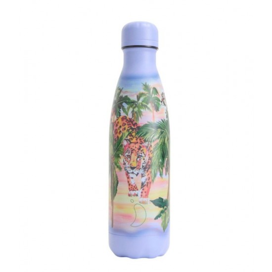 Chilly's Original Bottle Tropical Jaguar Sunrise Μπουκάλι Θερμός Από Ανοξείδωτο Ατσάλι 500ml