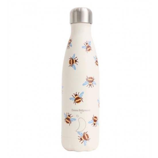 Chilly's Original Bottle Emma Bridgewater Bumblebee Blue Wing Μπουκάλι Θερμός Από Ανοξείδωτο Ατσάλι 500ml Chilly's Original Bottle Emma Bridgewater Bumblebee Blue Wing Μπουκάλι Θερμός Από Ανοξείδωτο Ατσάλι 500ml