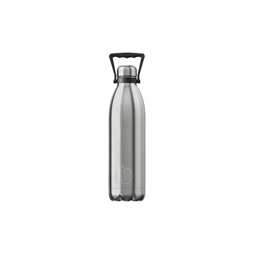 Chilly's Bottle Original Μπουκάλι Θερμός  Silver 1.8lt 