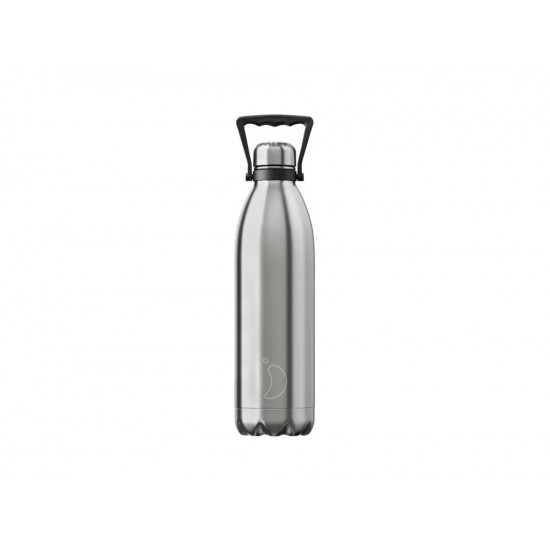 Chilly's Bottle Original Μπουκάλι Θερμός  Silver 1.8lt 