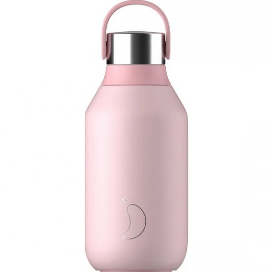 Chilly's Series 2 Bottle Blush Pink Θερμός Από Ανοξείδωτο Ατσάλι 350ml 