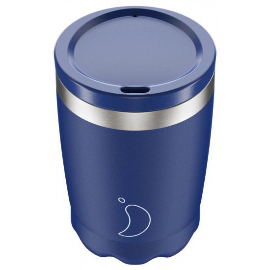Chilly's Coffee Cup Θερμός 340ml, Matte Edition Blue