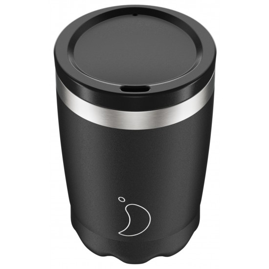 Chilly's Coffee Cup Θερμός 340ml, Monochrome Edition Black